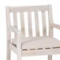 Linon Home Decor Teagon Patio Arm Chair with Beige Cushion in Natural (Set of 2), , large