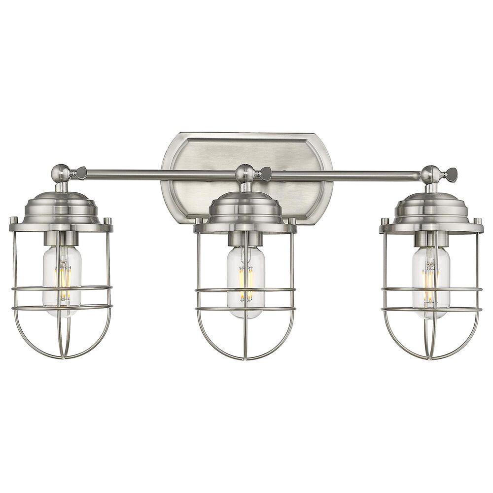 Golden Lighting Seaport 3-Light Bath Vanity in Pewter, , large