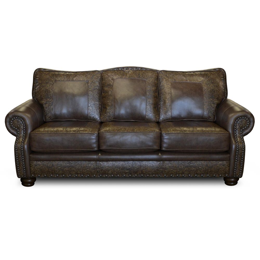 Vintage Leather Leather Sofa in Jupiter Truffle, , large