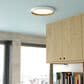 Vaxcel Darien 1-Light Flush Mount in White and Gold, , large