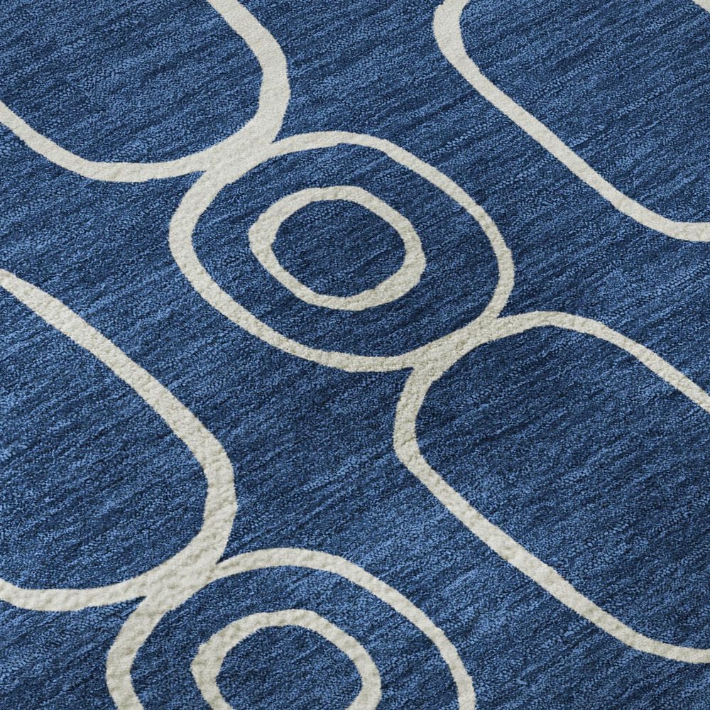 Dalyn Rug Company The Reserve TR6 Navy 8&#39; Round Indoor/Outdoor Area Rug, , large