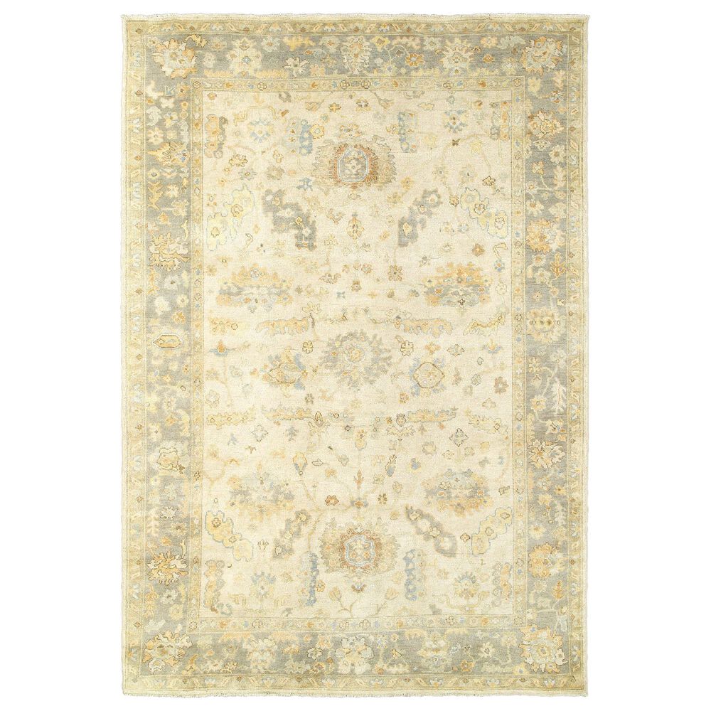 Oriental Weavers Palace 10307 Beige and Grey 9" x 12" Area Rug, , large