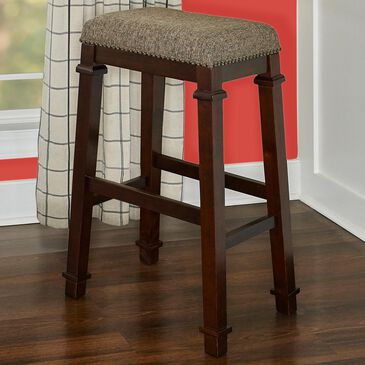 Linden Boulevard Kennedy Barstool in Walnut, , large