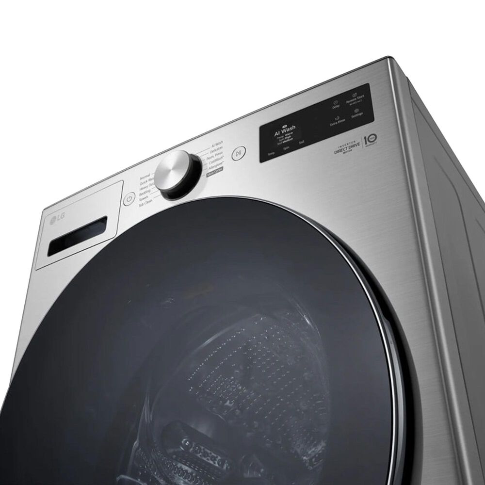 LG 5 Cu. Ft Mega Capacity Smart Front Load Washer in Graphite Steel, , large