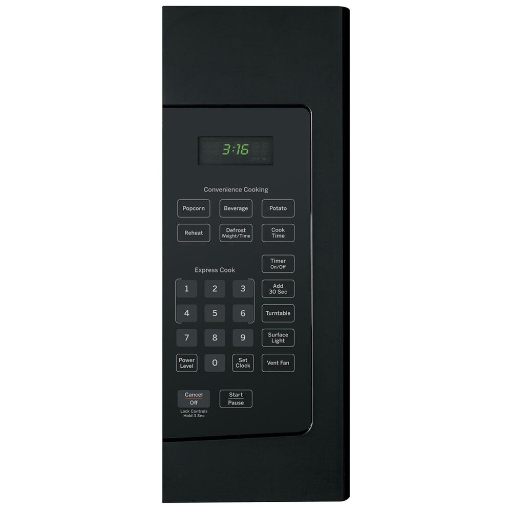 GE Appliances 1.6 Cu. Ft. Over the Range Microwave Oven with 1000 Watts in Black, , large