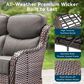 Sunwell Garden 6-Piece Fire Pit Set in Gray, , large