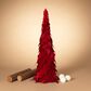 The Gerson Company 36" Holiday Velvet Poinsettia Tree in Red, , large