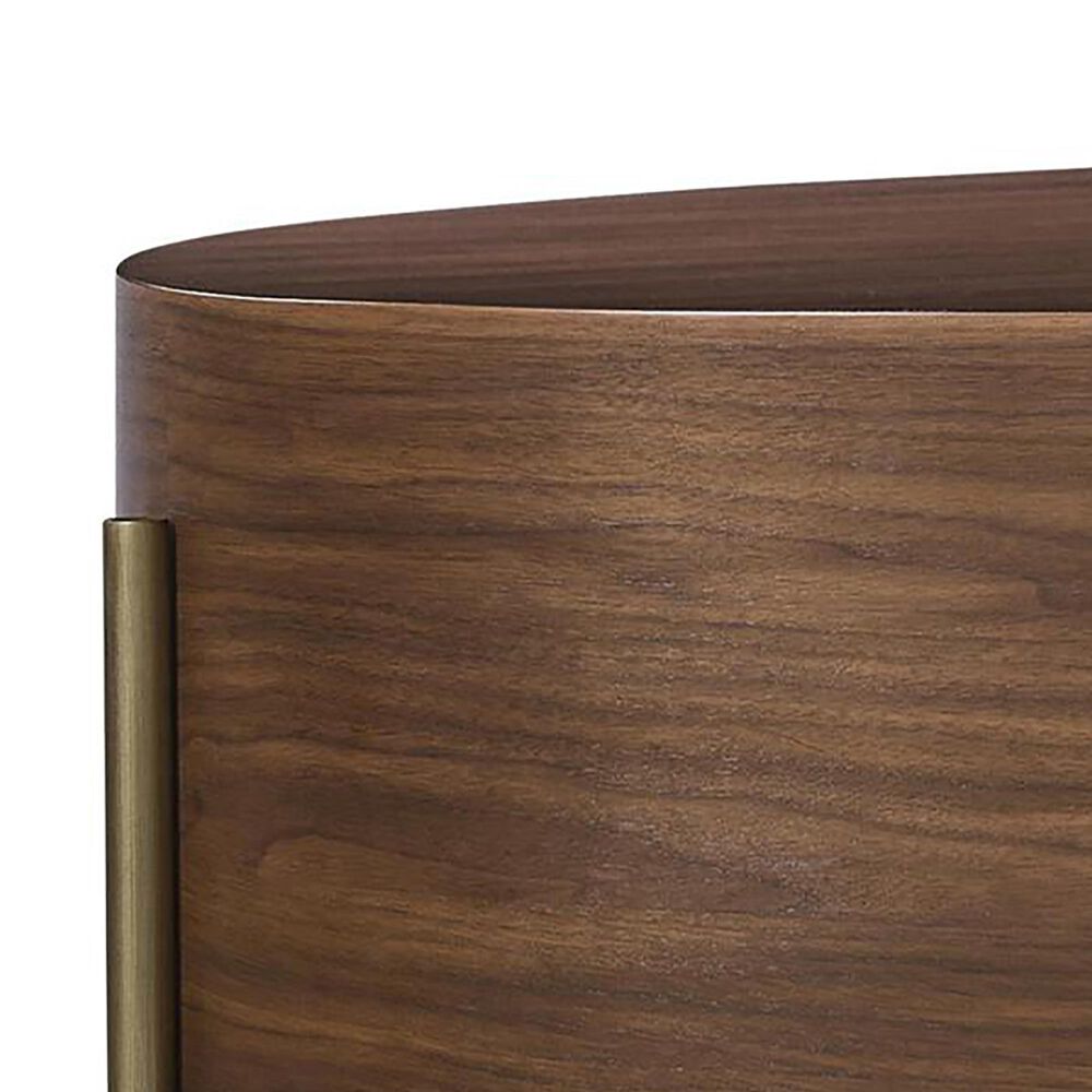 Bernhardt Morrison Cocktail Table in Walnut Brown and Nidda, , large