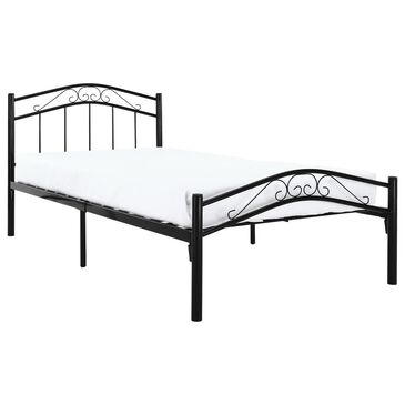 Modway Townhouse Twin Platform Bed in Black, , large