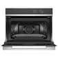 Fisher and Paykel Series 7 24" Contemporary Smart Compact Convection Speed Oven in Black, , large