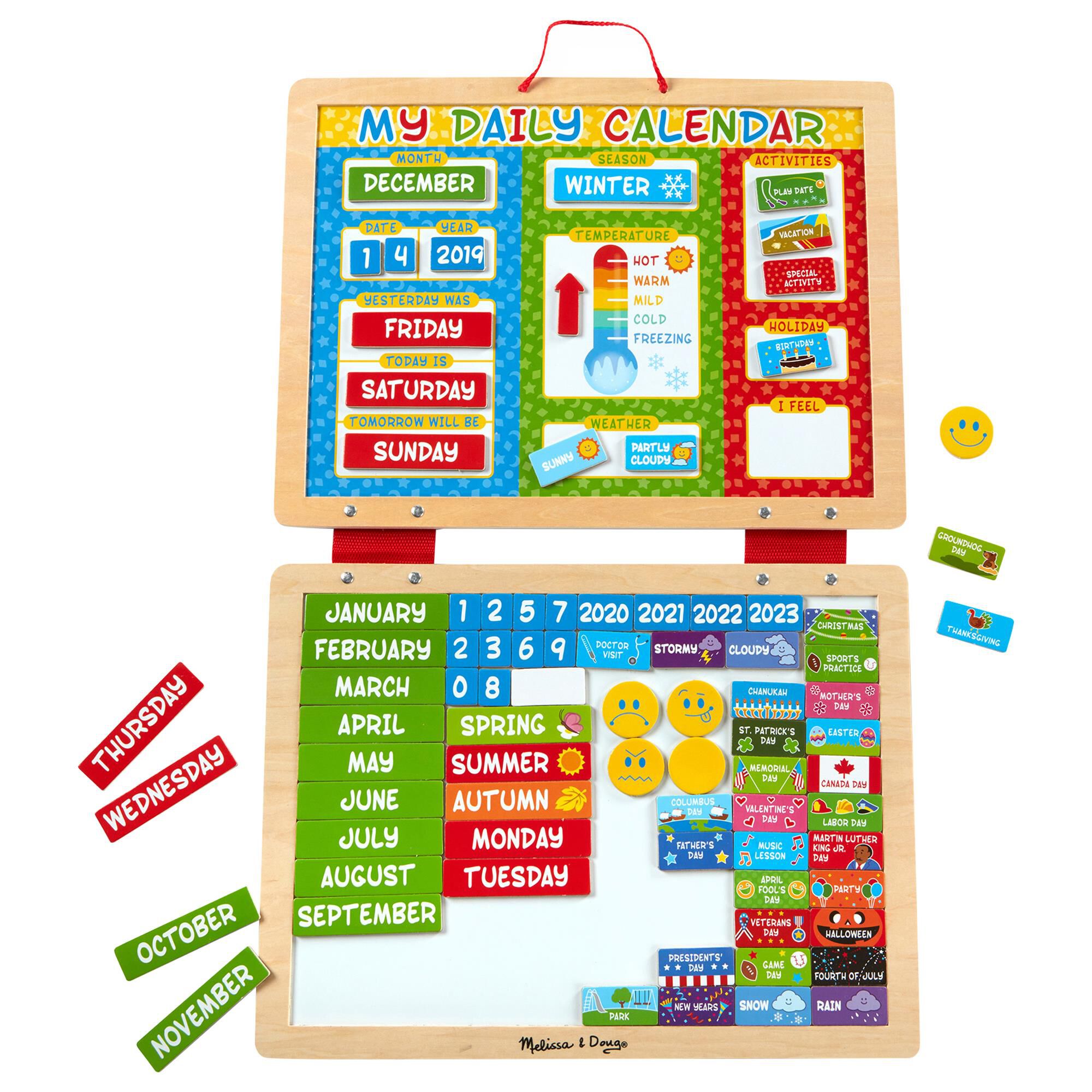 Melissa and doug sales calendar replacement magnets