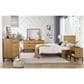 Hawthorne Furniture Newport Queen Panel Bed in Natural Oak and Matte Black, , large