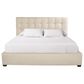 Bernhardt Avery King Upholstered Panel Bed in Cream, , large