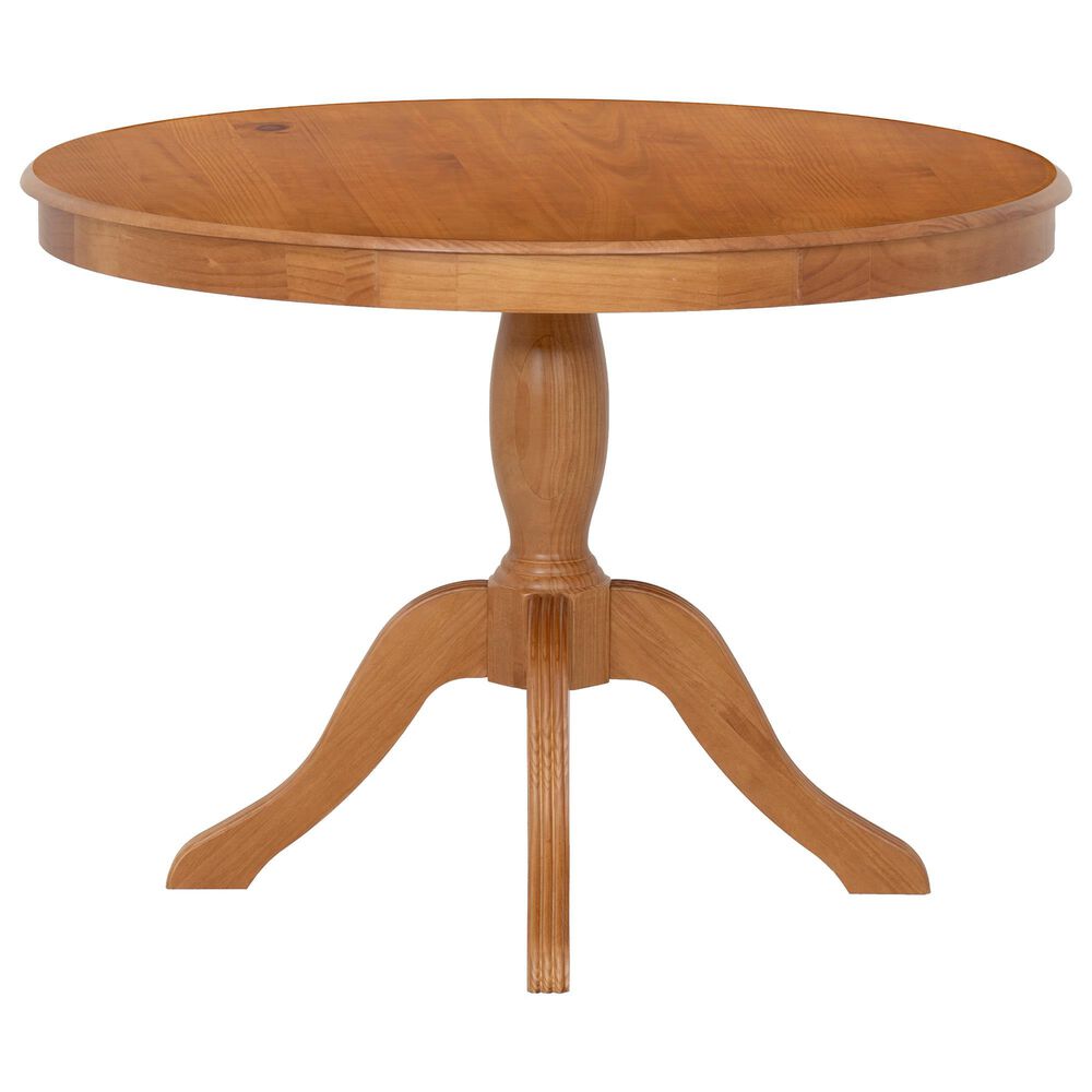 Linon Home Decor Tobin Dining Table in Caramel - Table Only, , large