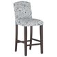 Skyline Furniture Bar stool in Indian Blockprint Grey, , large
