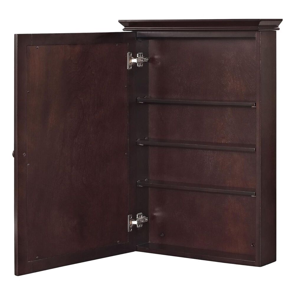 Crosley Furniture Lydia Mirrored Wall in Espresso Nebraska