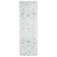 Safavieh Micro-Loop MLP506M 2"3" x 7" Light Blue and Ivory Runner, , large