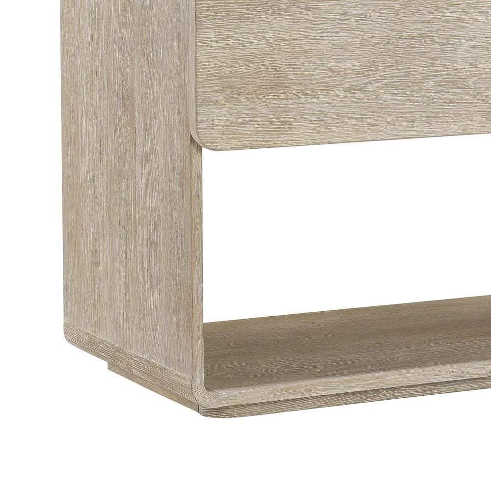 Bernhardt Antibes 1-Drawer Nightstand in Roz with USB Ports and AC Outlets, , large