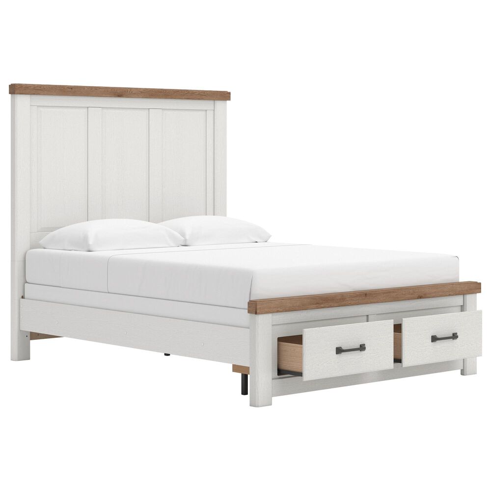 Ashley Savonport Queen Storage Bed with Dresser and Nightstand, , large