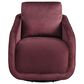 Lifestyle Solutions Lydia Swivel Accent Chair in Plum, , large