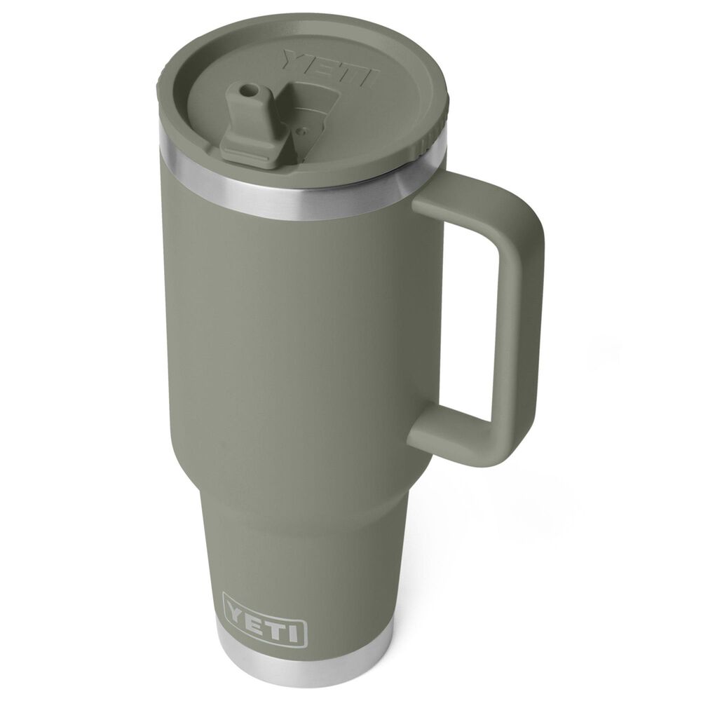 YETI Rambler 40 Oz Travel Straw Mug in Pampa Gree, , large
