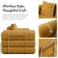 Furniture of America Ellis Stationary Modular Customizable Space-Saving Sofa in Yellow, , large