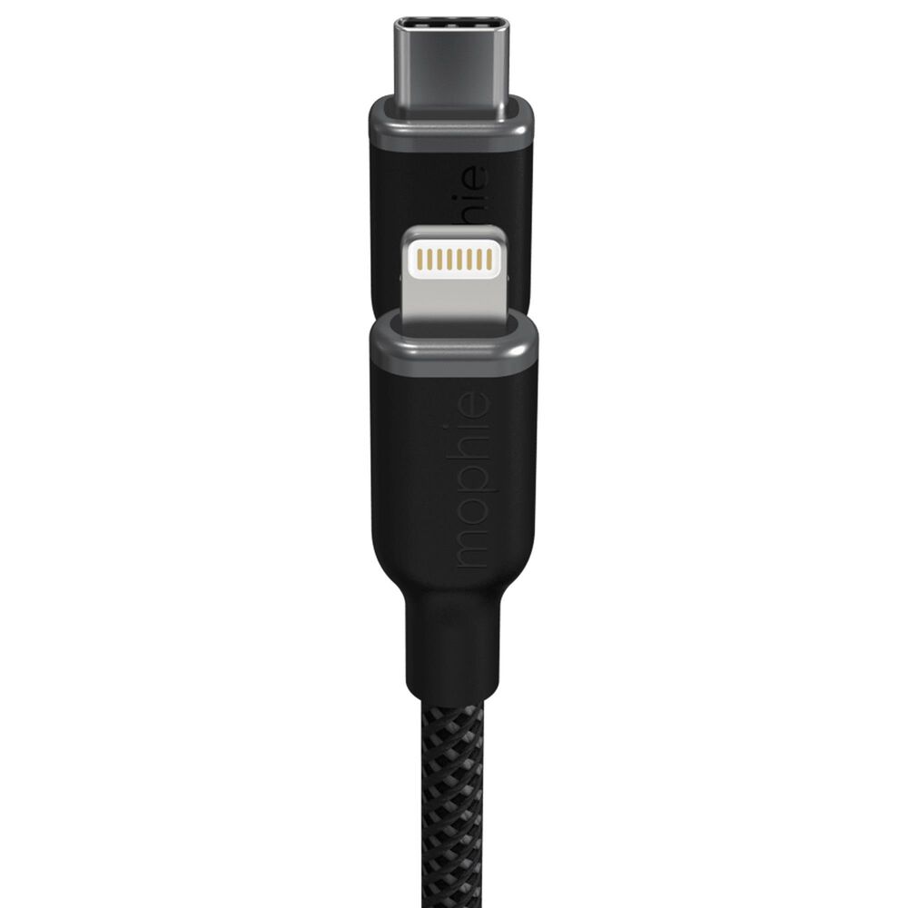 Mophie 6 Ft. USB C To Apple Lightning Cable in Black, , large