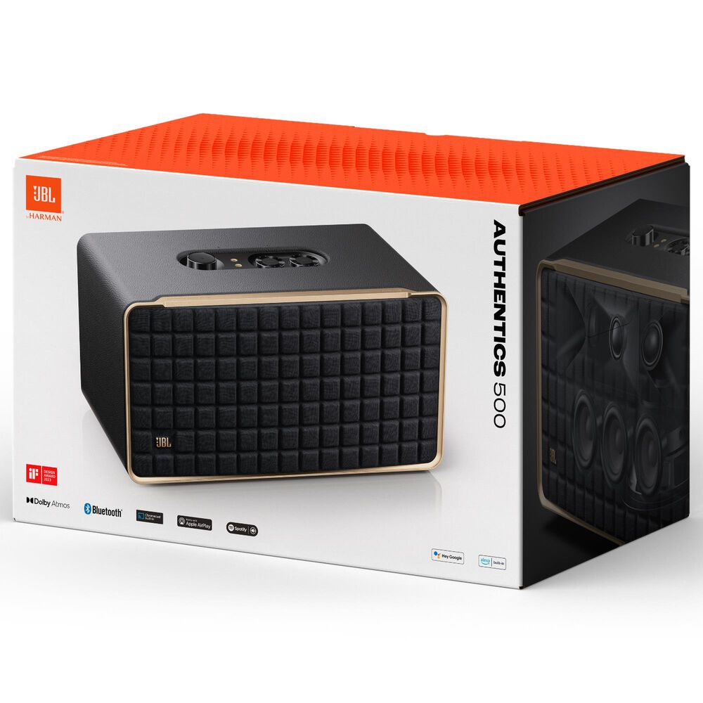 JBL Authentics 500 Smart Home Speaker in Black, , large