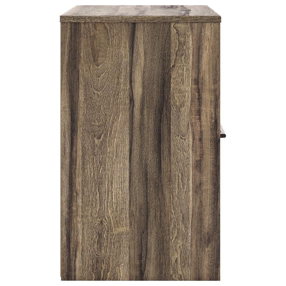 Ashley Elbrim 5-Piece King Bedroom Set in Brown with LED and USB Ports, , large