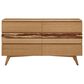 Natural Bamboo Furnishings 6 Drawer Double Dresser in Caramelized, , large