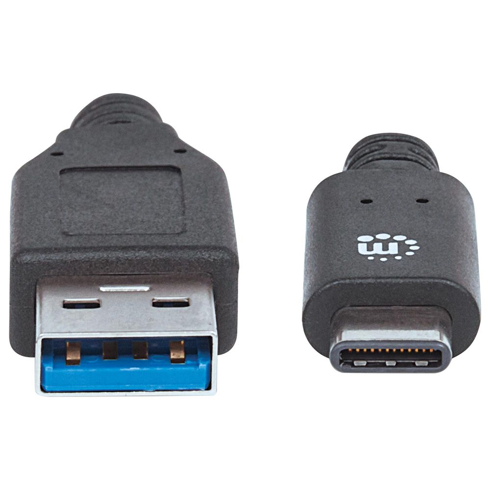 Manhattan 3&#39; USB 3.1 Gen 2, Type-A Male to Type-C Male, 10 Gbps in Black, , large