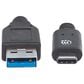Manhattan 3" USB 3.1 Gen 2, Type-A Male to Type-C Male, 10 Gbps in Black, , large