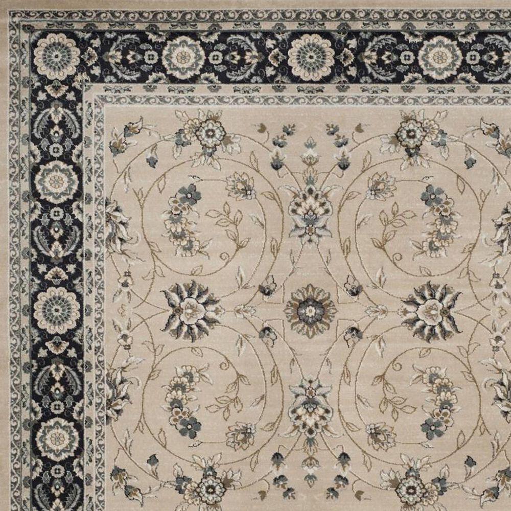 Safavieh Lyndhurst 5&#39;3&quot; x 7&#39;6&quot; Light Beige and Anthracite Area Rug, , large