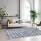 Dalyn Rug Company Marlo 3" x 5" Navy Indoor/Outdoor Area Rug, , large
