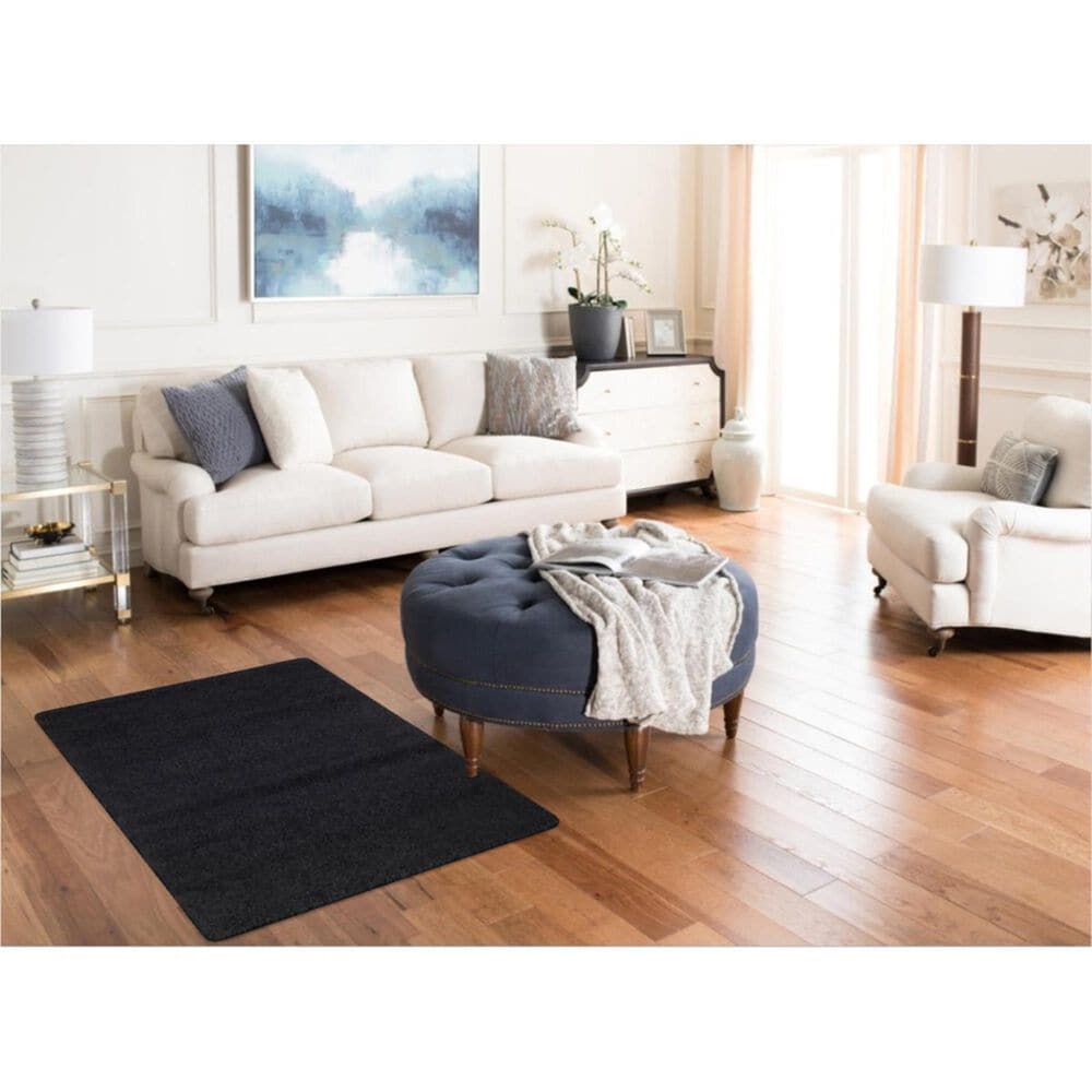 Safavieh Athens Shag SGA119K 3&#39; x 5&#39; Black Area Rug, , large