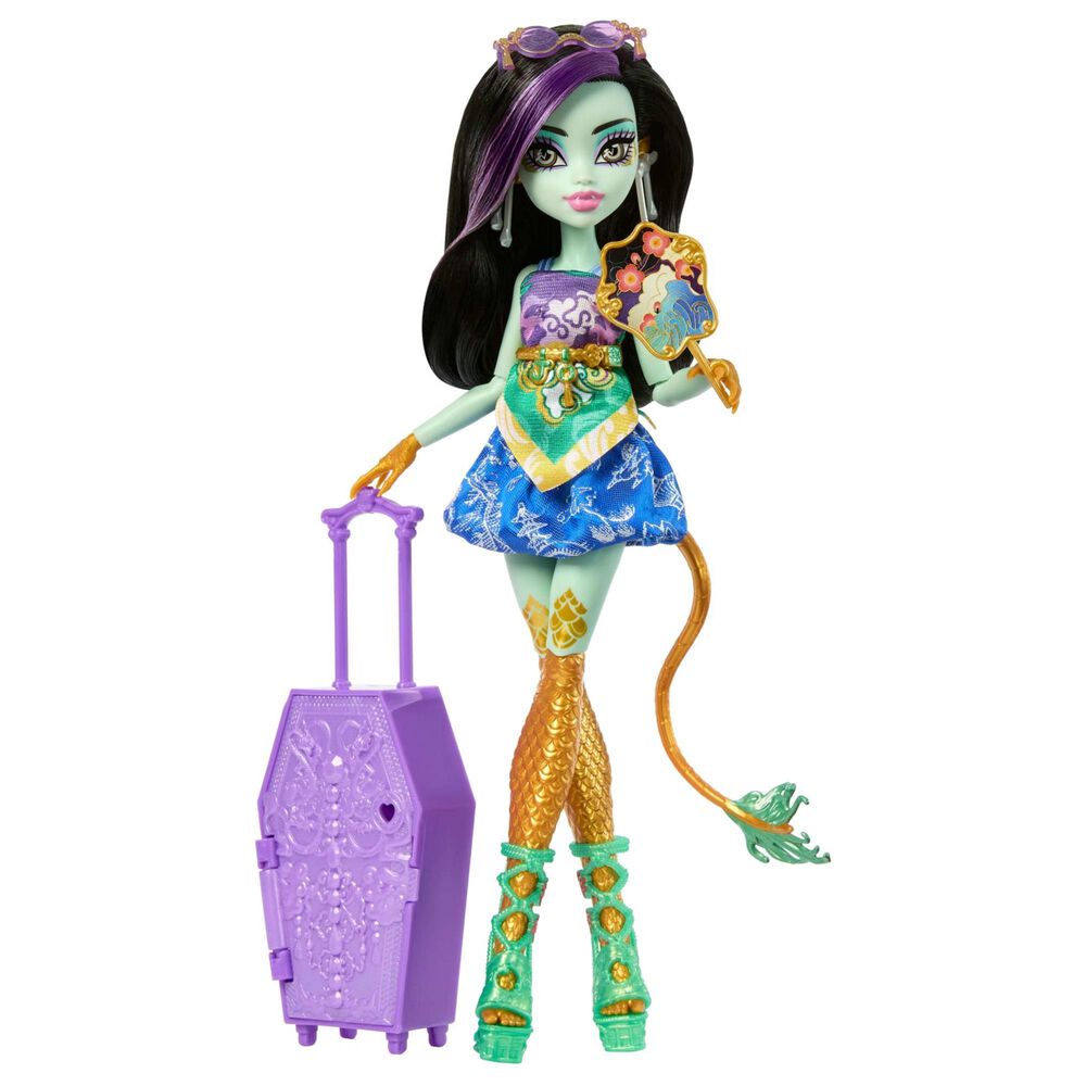 Monster High Skulltimate Secrets Gore-Geous Oasis Jinafire Doll with Accessories, , large