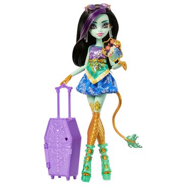 Monster High Skulltimate Secrets Gore-Geous Oasis Jinafire Doll with Accessories, , large