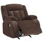 Ashley Observation Power Rocker Recliner in Chocolate, , large