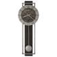 Howard Miller Oscar Wall Clock in Aged Silver and Satin Ebony, , large