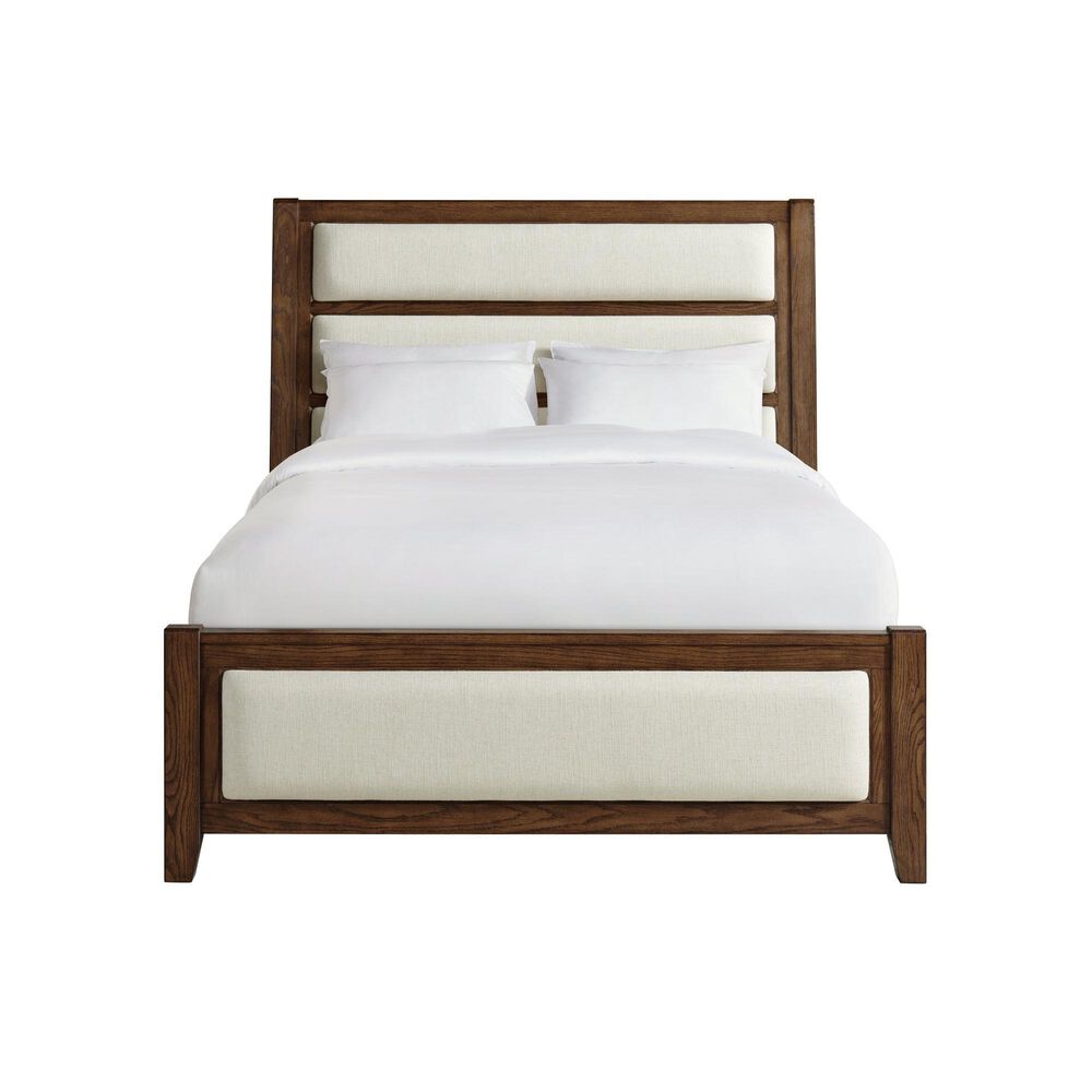 Intercon Marlow Queen Platform Bed in Weathered Steel, , large