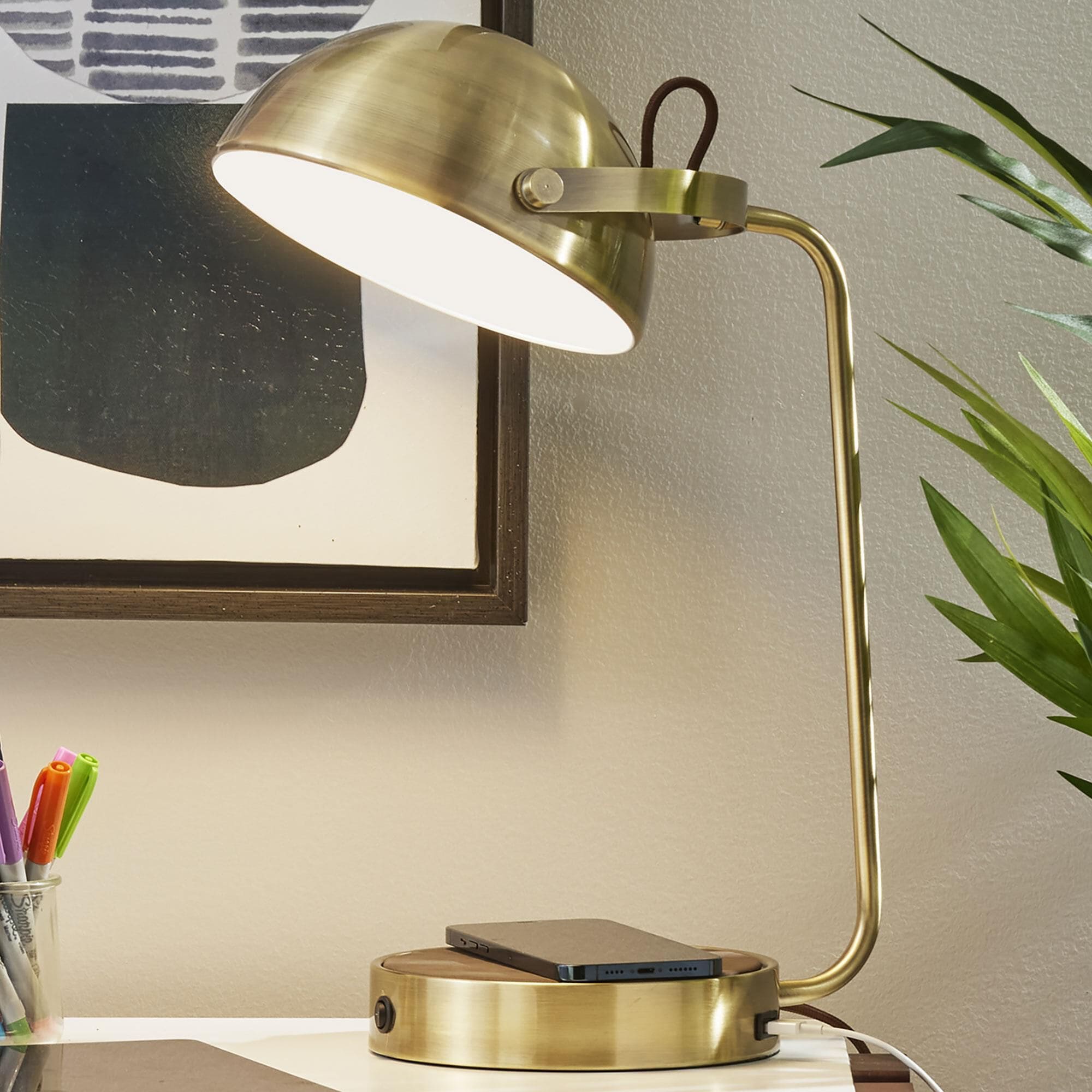 Adesso charging lamp discount