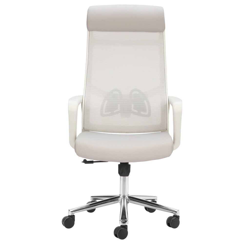 Zuo Modern Jett High Back Office Chair in Chrome, , large