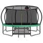 HOMLUX 14" Outdoor Trampoline in Green, , large