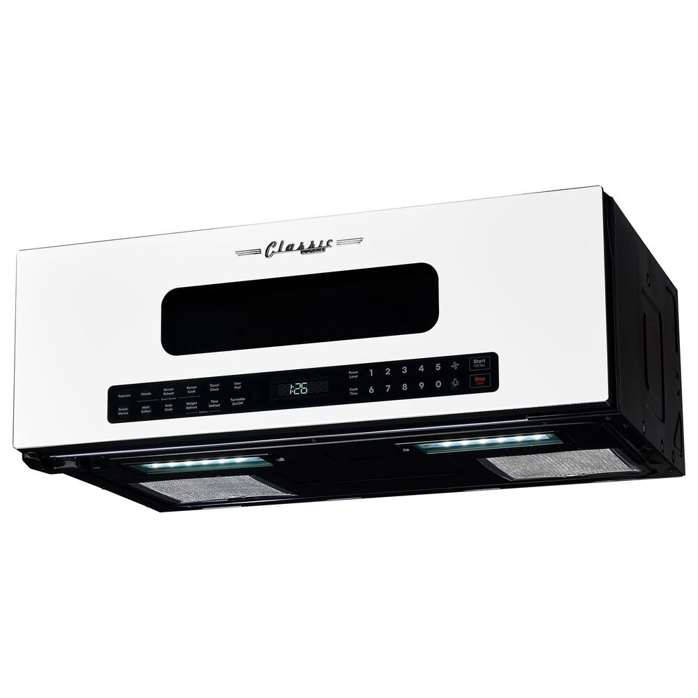 Unique Appliances Classic Retro 30" Induction Convection Range in Marshmallow White, , large