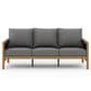 Clear Creek Collection Cove 76" Outdoor Sofa in Charcoal, , large