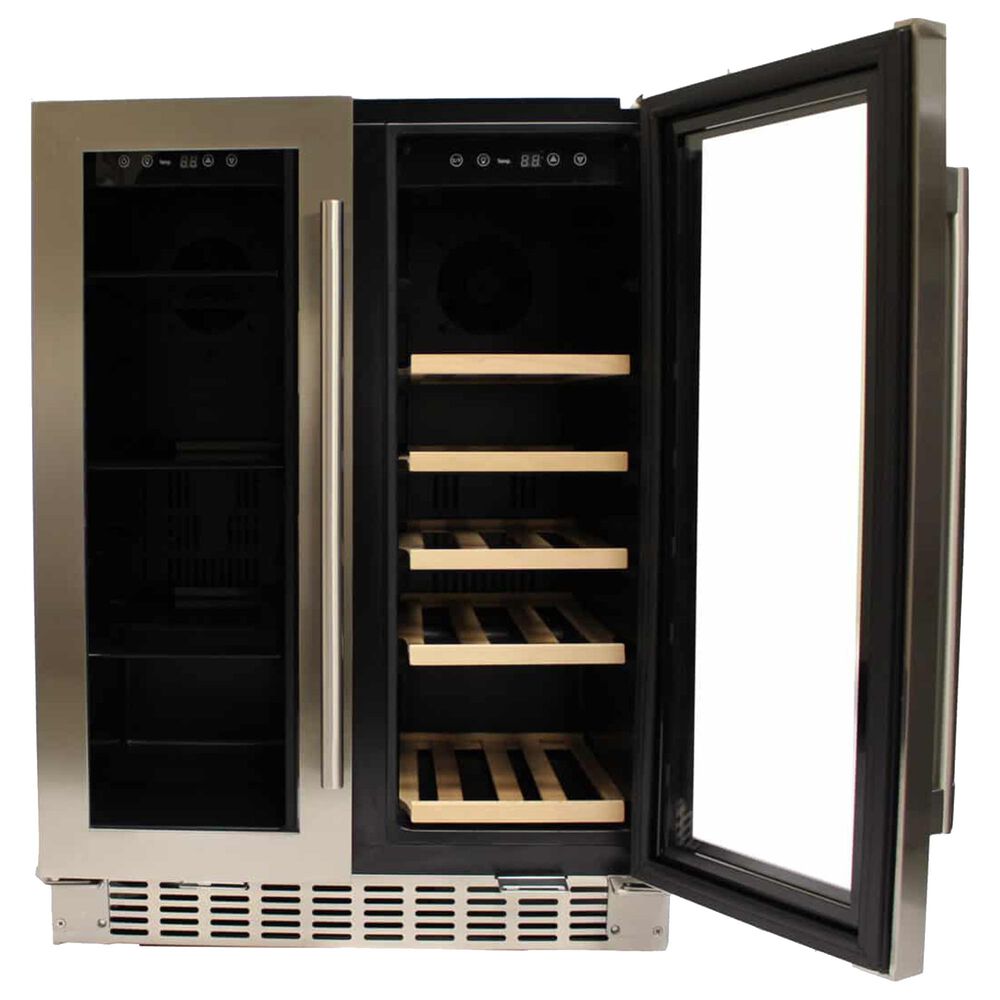 Azure 24&quot; Dual Zone Beverage and Wine Center in Stainless Steel, , large