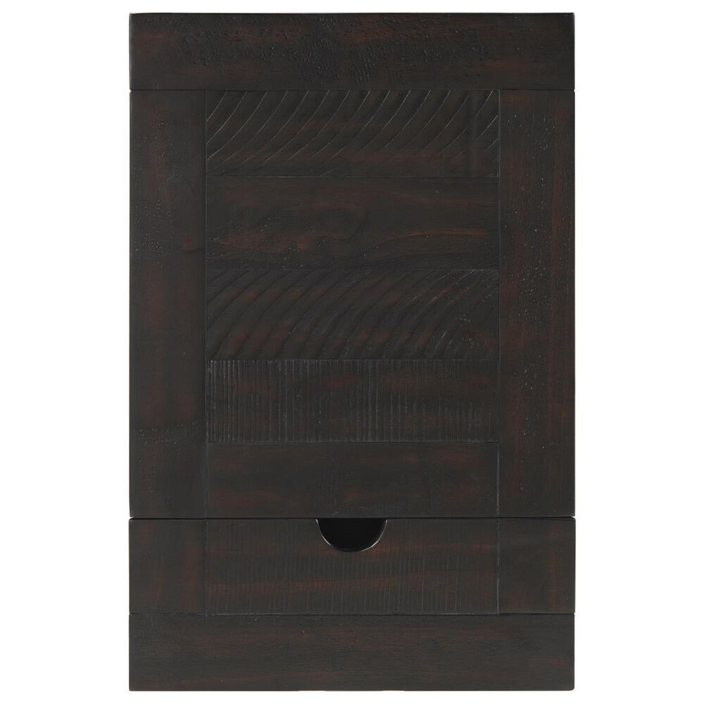 Forma &amp; Co Rustic Chairside Table in Espresso, , large