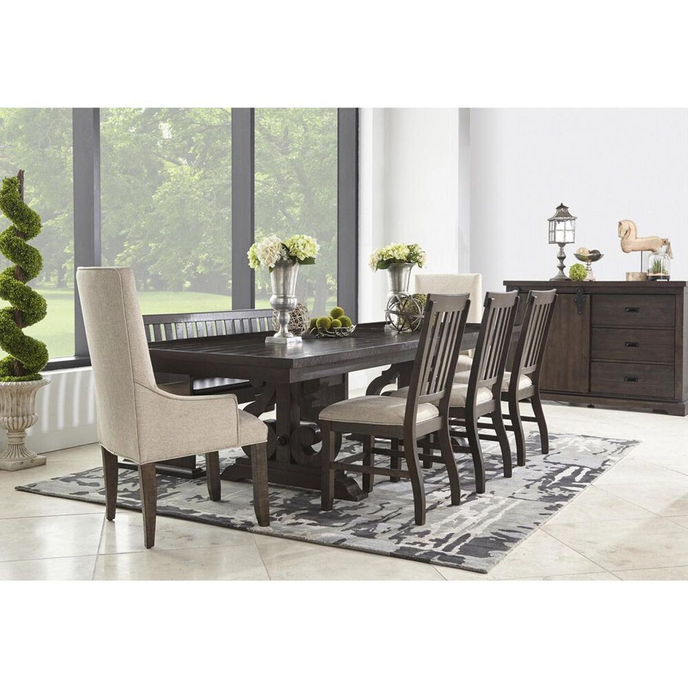 Mayberry Hill Stone Server without Hutch in Smokey Dark Ash, , large