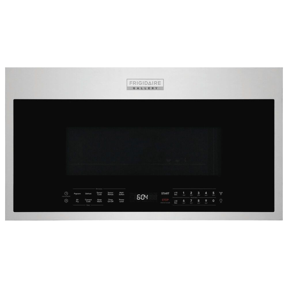 Frigidaire Gallery 2-Piece Kitchen Package with 6 Cu. Ft. Stone-Baked Pizza Gas Range and 30" Over-The-Range Microwave in Stainless Steel, , large