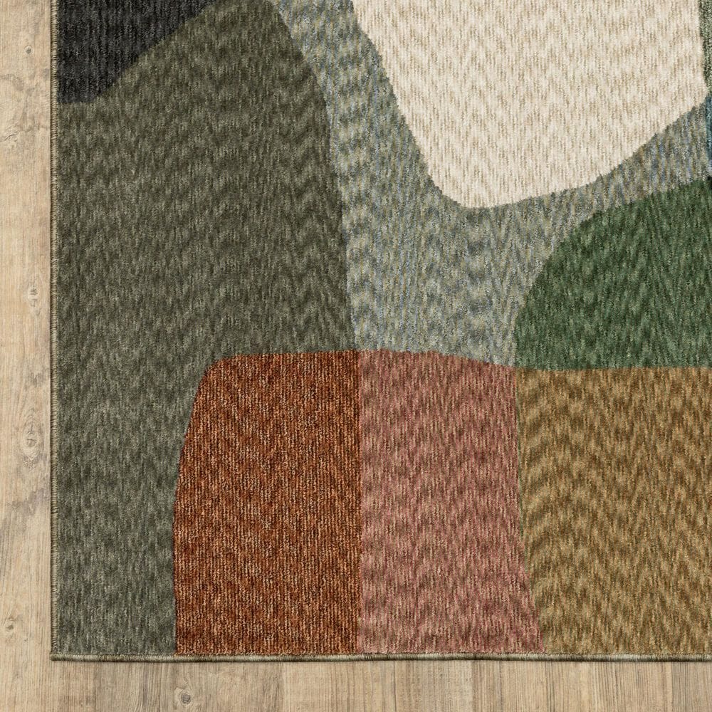 Oriental Weavers Tisdell TIS11 Multicolor 2'3" x 7'6" Runner, , large